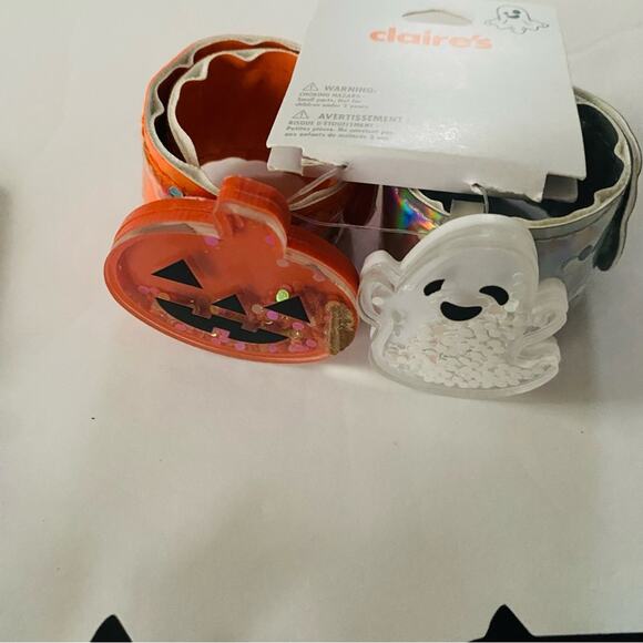 Claire’s | Halloween Jewelry Bundle Earrings Slap Bracelets NWT - Picture 5 of 5